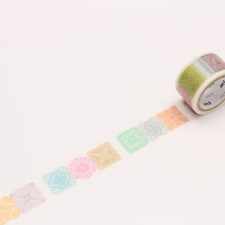 Washi Fab Dot punch - Crochet - 1 - MT masking tape - Tidformera