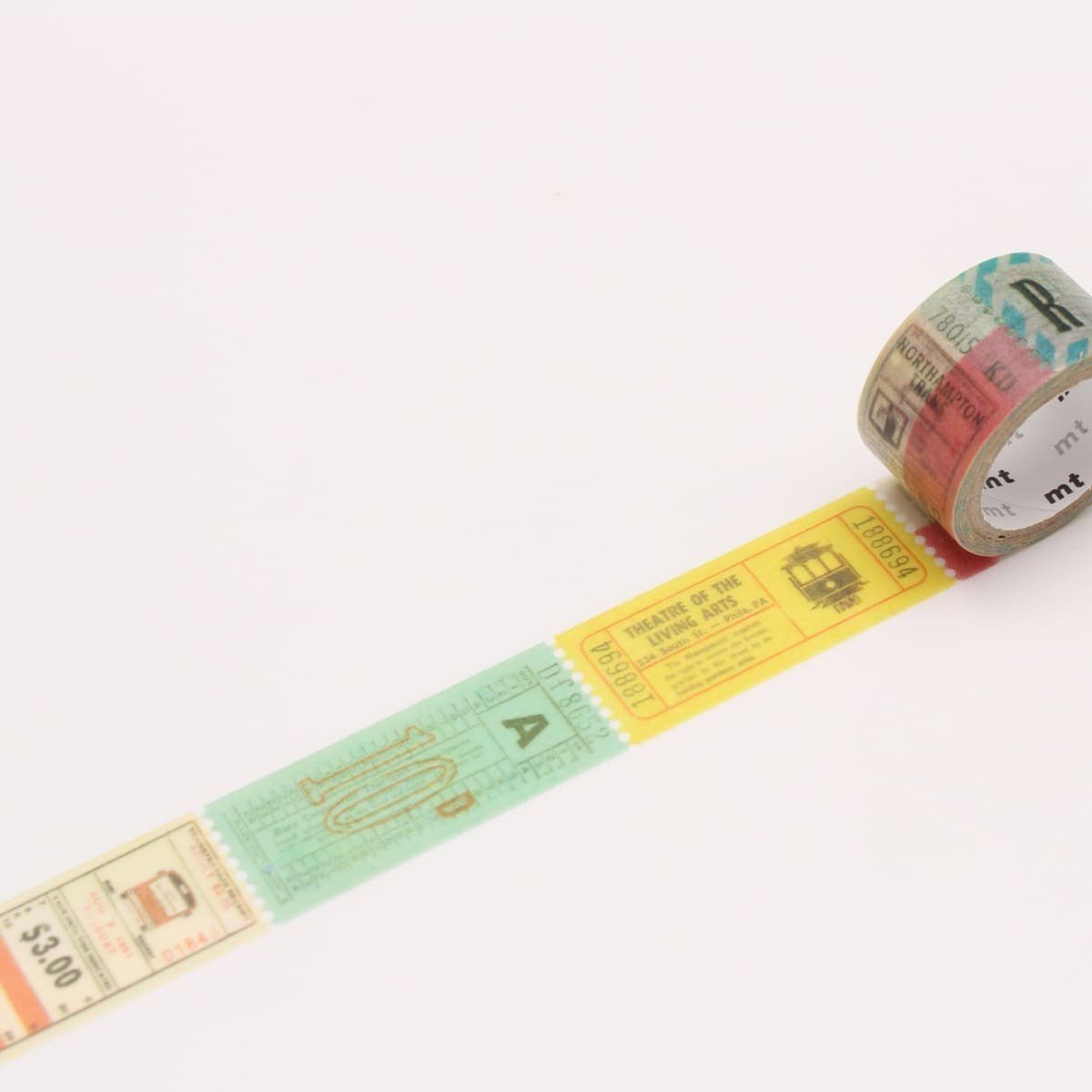 Washi Fab Dot punch - Ticket - MT masking tape - Tidformera