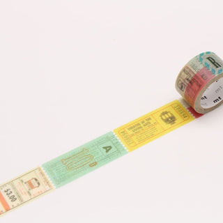 Washi Fab Dot punch - Ticket - 1 - MT masking tape - Tidformera