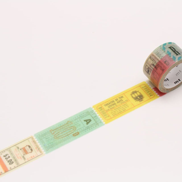 Washi Fab Dot punch - Ticket - 1 - MT masking tape - Tidformera