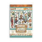 Washi pad - A New Beginning - 1 - Stamperia - Tidformera