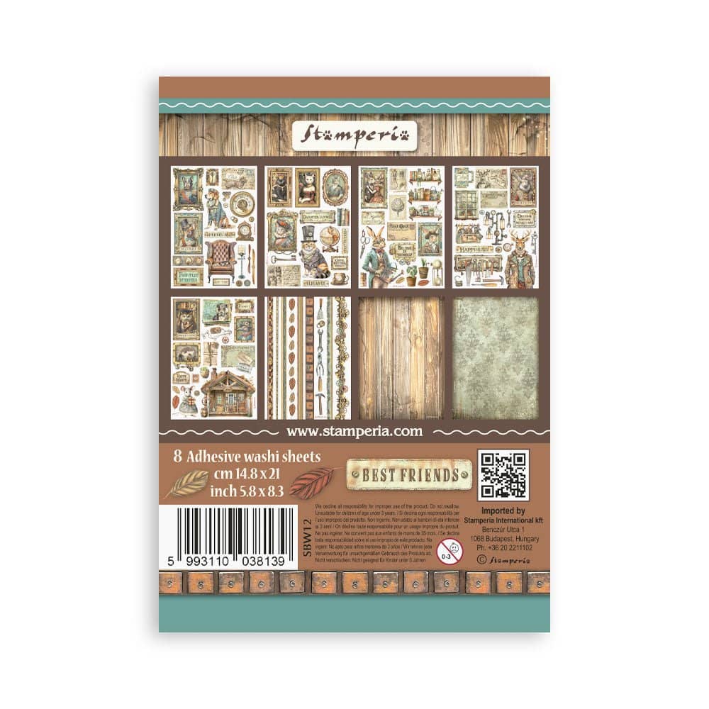 Washi pad - Alterego - 11 - Stamperia - Tidformera