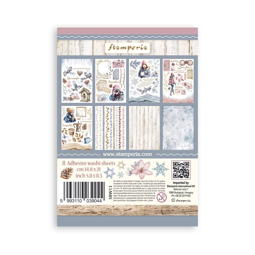 Washi pad - Dewdrop - 10 - Stamperia - Tidformera