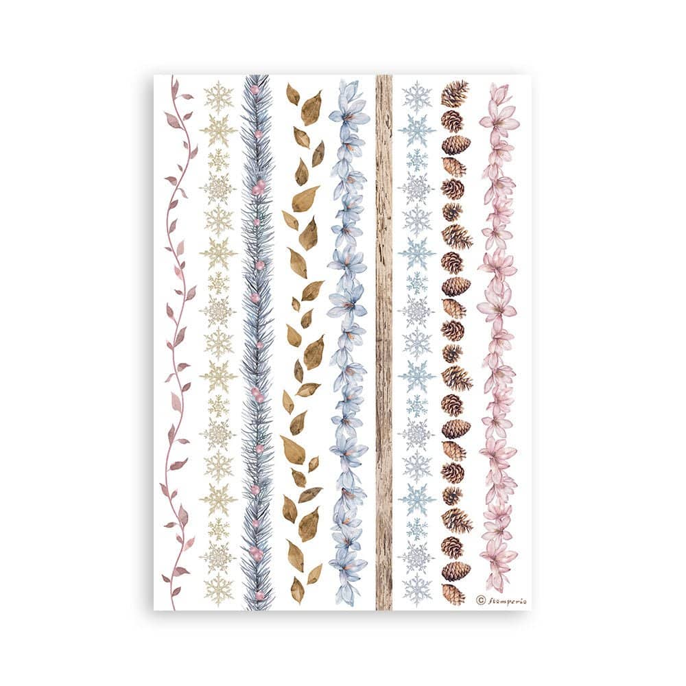 Washi pad - Dewdrop - 7 - Stamperia - Tidformera