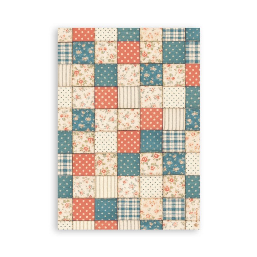 Washi pad - Family - 9 - Stamperia - Tidformera