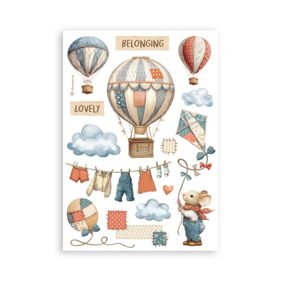 Washi pad - Family - 2 - Stamperia - Tidformera