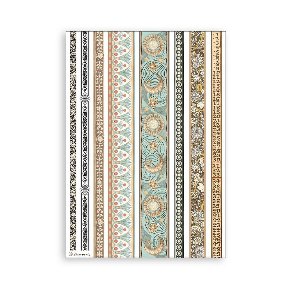 Washi pad - Fortune - 8 - Stamperia - Tidformera