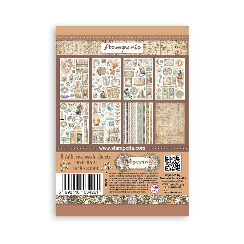 Washi pad - Fortune - 10 - Stamperia - Tidformera