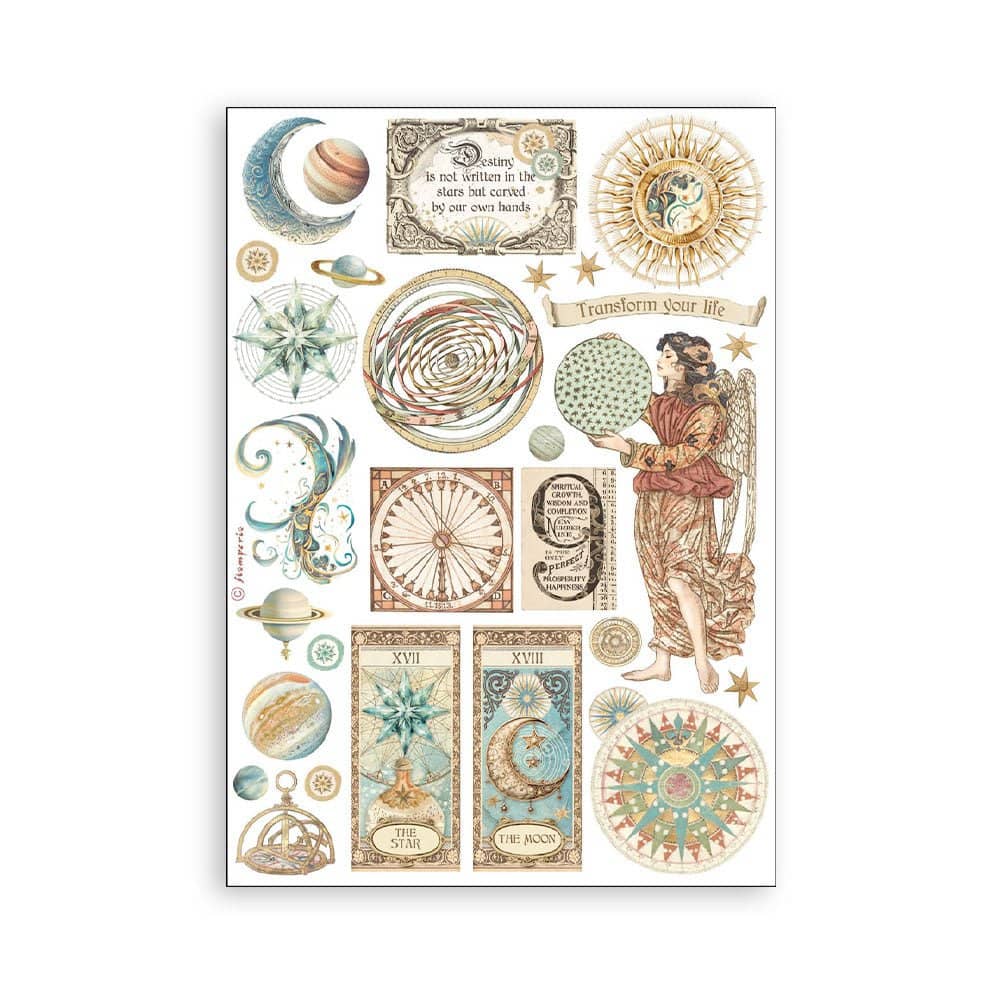 Washi pad - Fortune - 5 - Stamperia - Tidformera