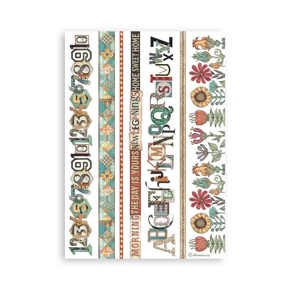 Washi pad - Furry Friends - 7 - Stamperia - Tidformera