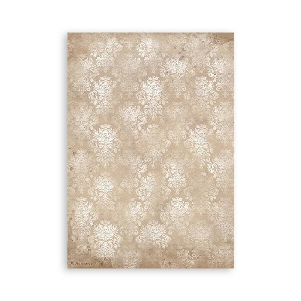 Washi pad - Golden Harmony - 8 - Stamperia - Tidformera
