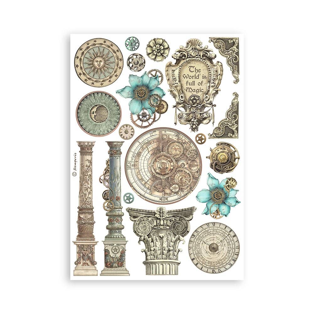 Washi pad - Sir Vagabond in Fantasy World - 2 - Stamperia - Tidformera