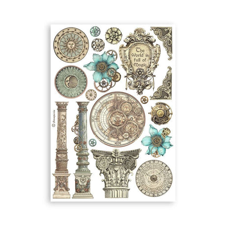 Washi pad - Sir Vagabond in Fantasy World - 2 - Stamperia - Tidformera