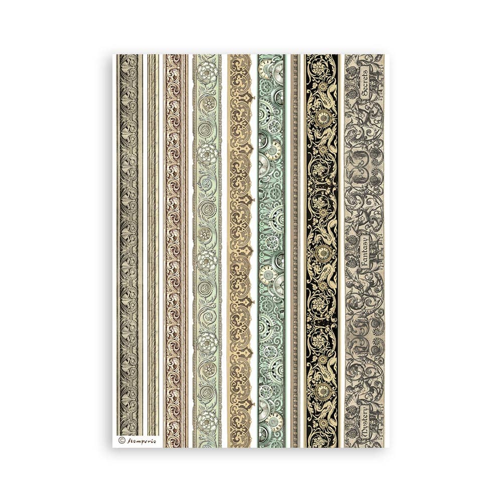 Washi pad - Sir Vagabond in Fantasy World - 5 - Stamperia - Tidformera