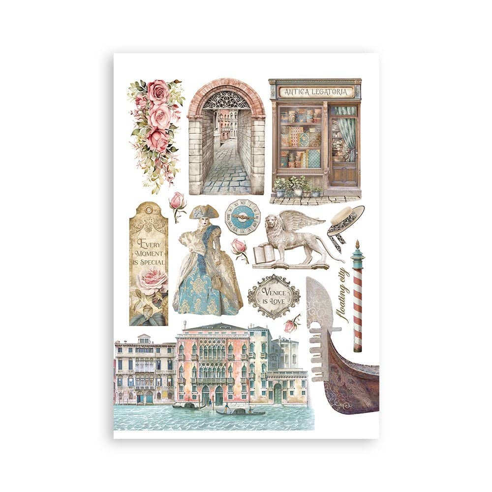 Washi pad - Venice City of Art - 7 - Stamperia - Tidformera