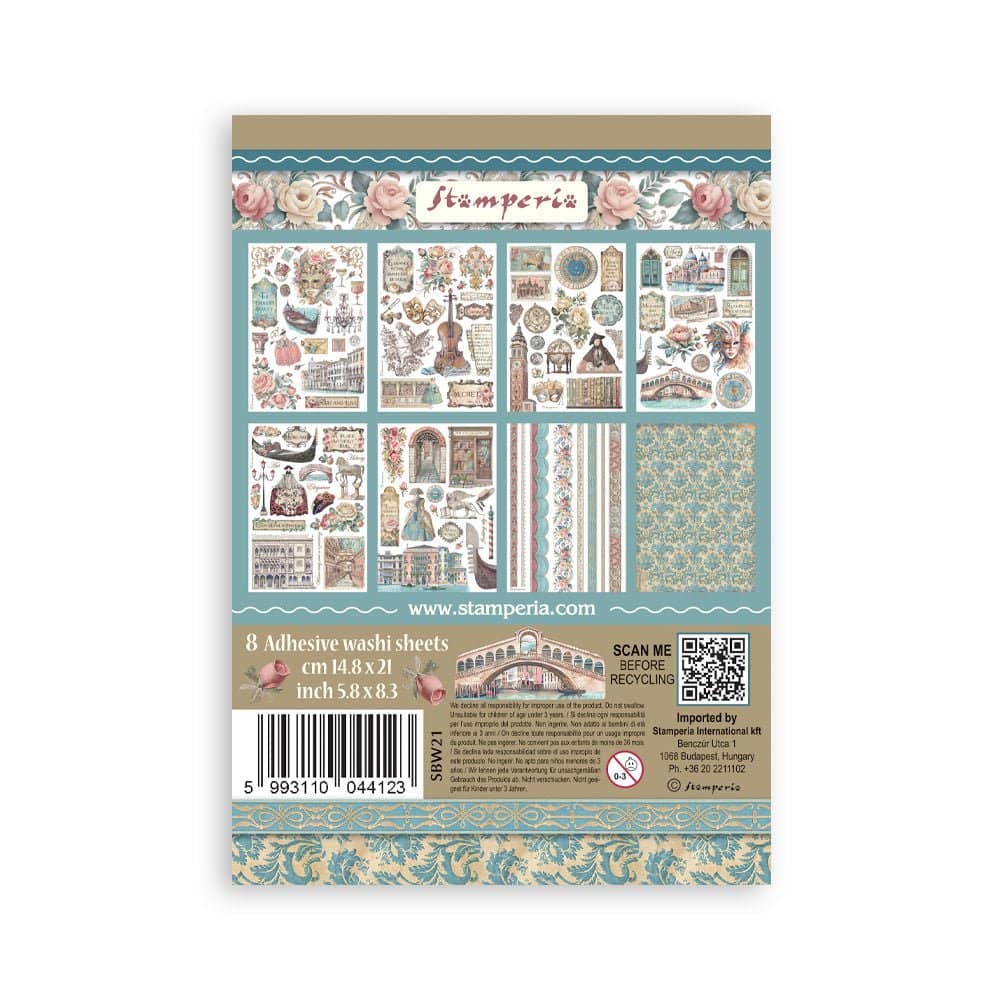 Washi pad - Venice City of Art - 10 - Stamperia - Tidformera