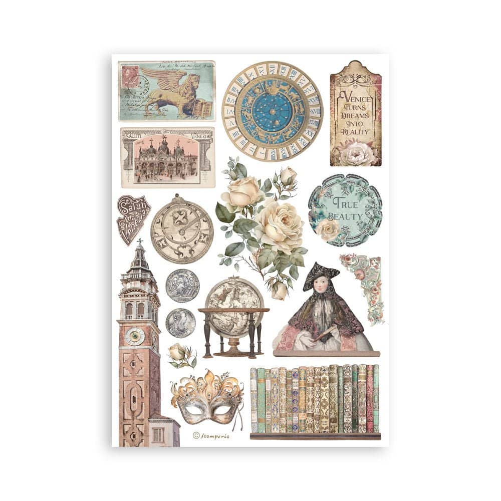 Washi pad - Venice City of Art - 4 - Stamperia - Tidformera