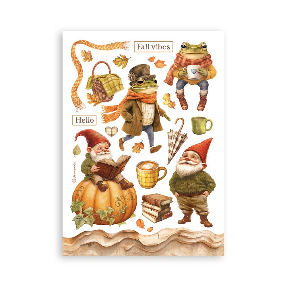 Washi pad - Whispering Woods - 2 - Stamperia - Tidformera