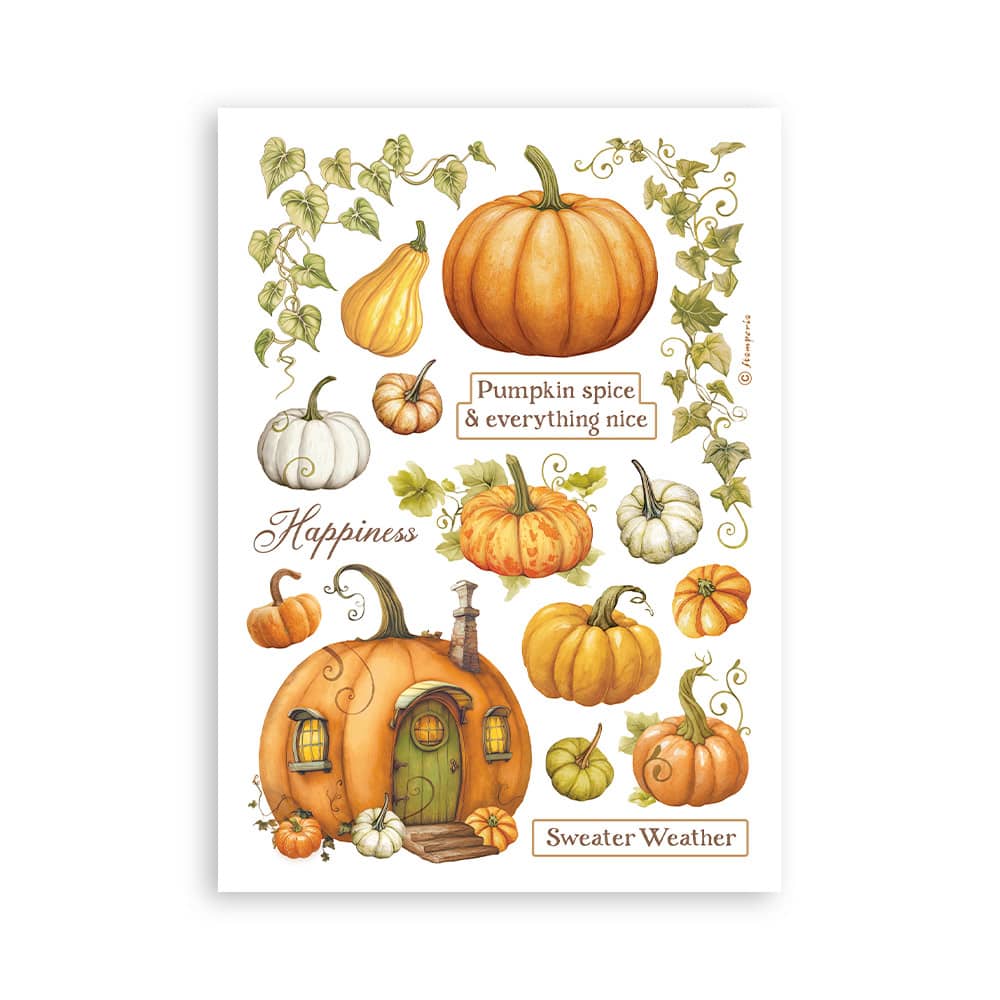 Washi pad - Whispering Woods - 7 - Stamperia - Tidformera