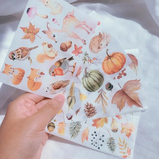 Washi stickers Autumn Light - 4 - pack - 1 - Washi Tape Shop - Tidformera