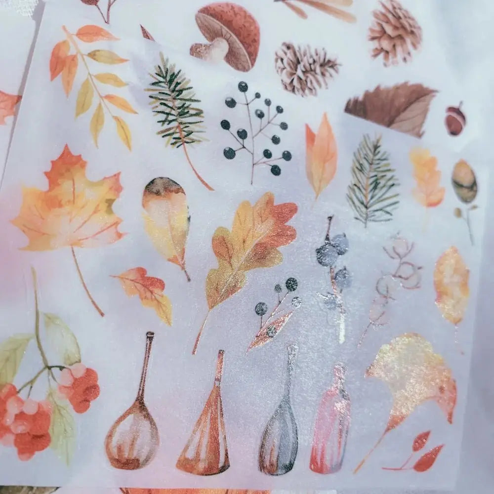 Washi stickers Autumn Light - 4 - pack - 5 - Washi Tape Shop - Tidformera