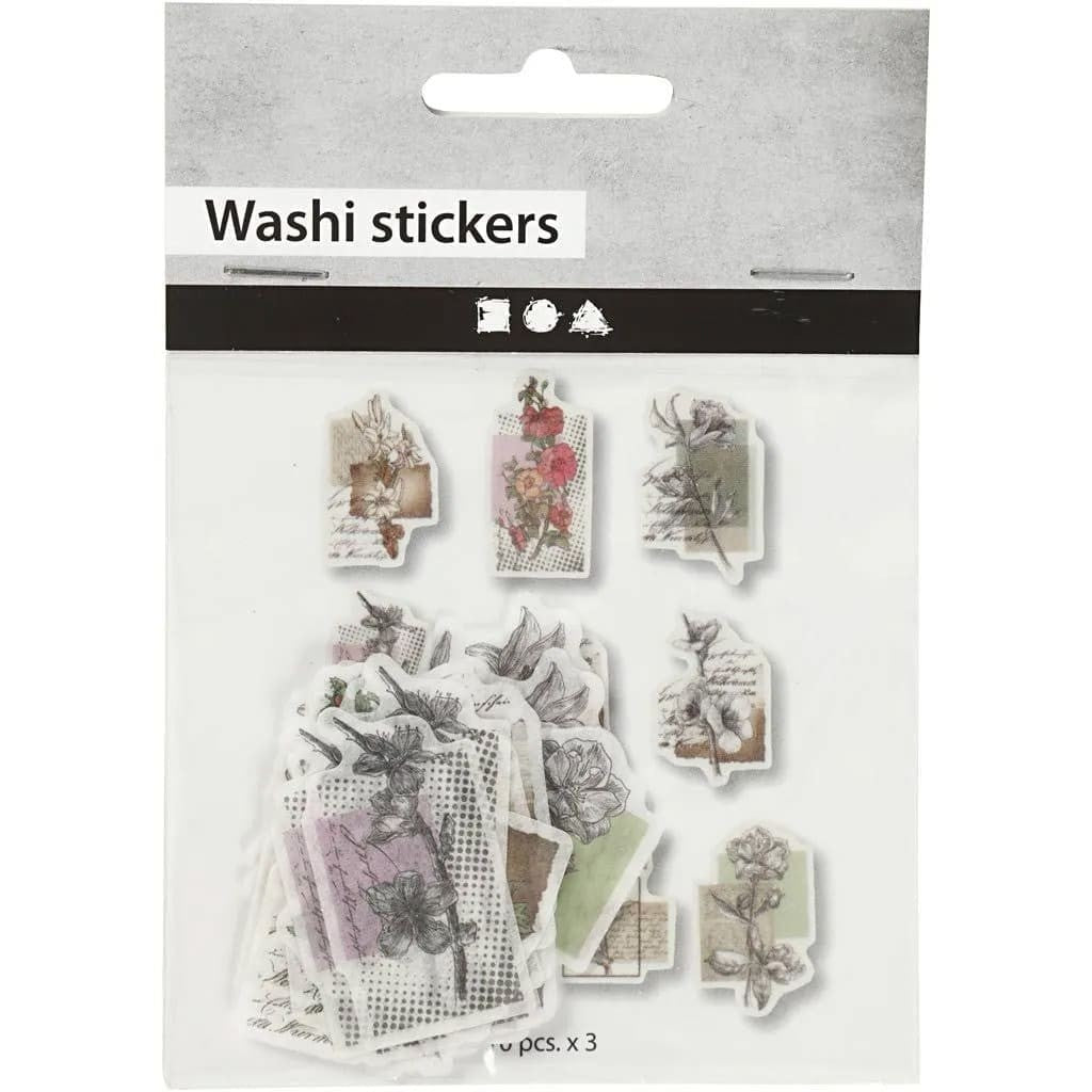 Washi Stickers Creotime - Flora - Creotime - Tidformera