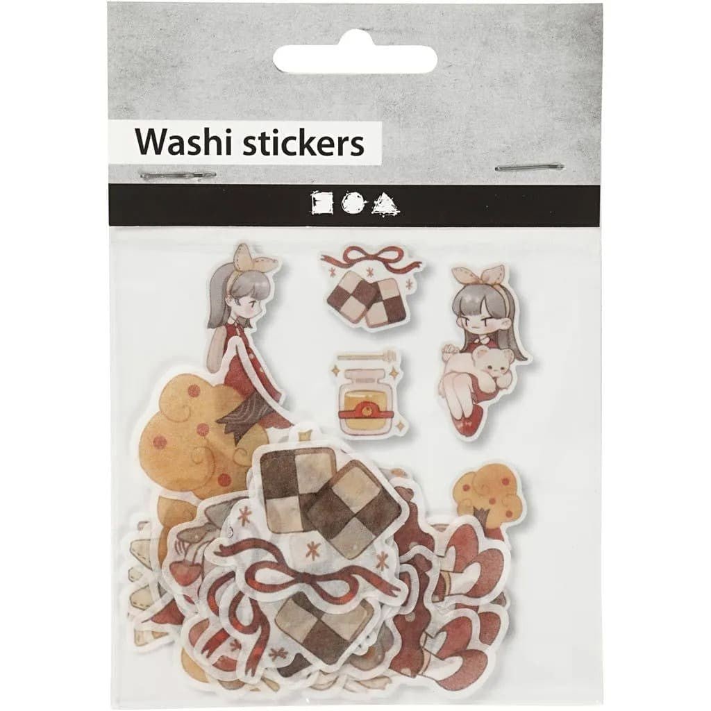 Washi Stickers Creotime - Nallebjörnar - Creotime - Tidformera