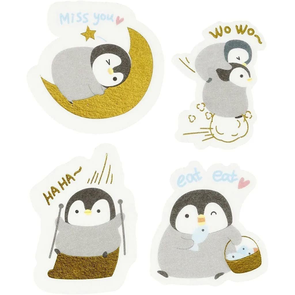 Washi Stickers Creotime - Pingviner - Creotime - Tidformera