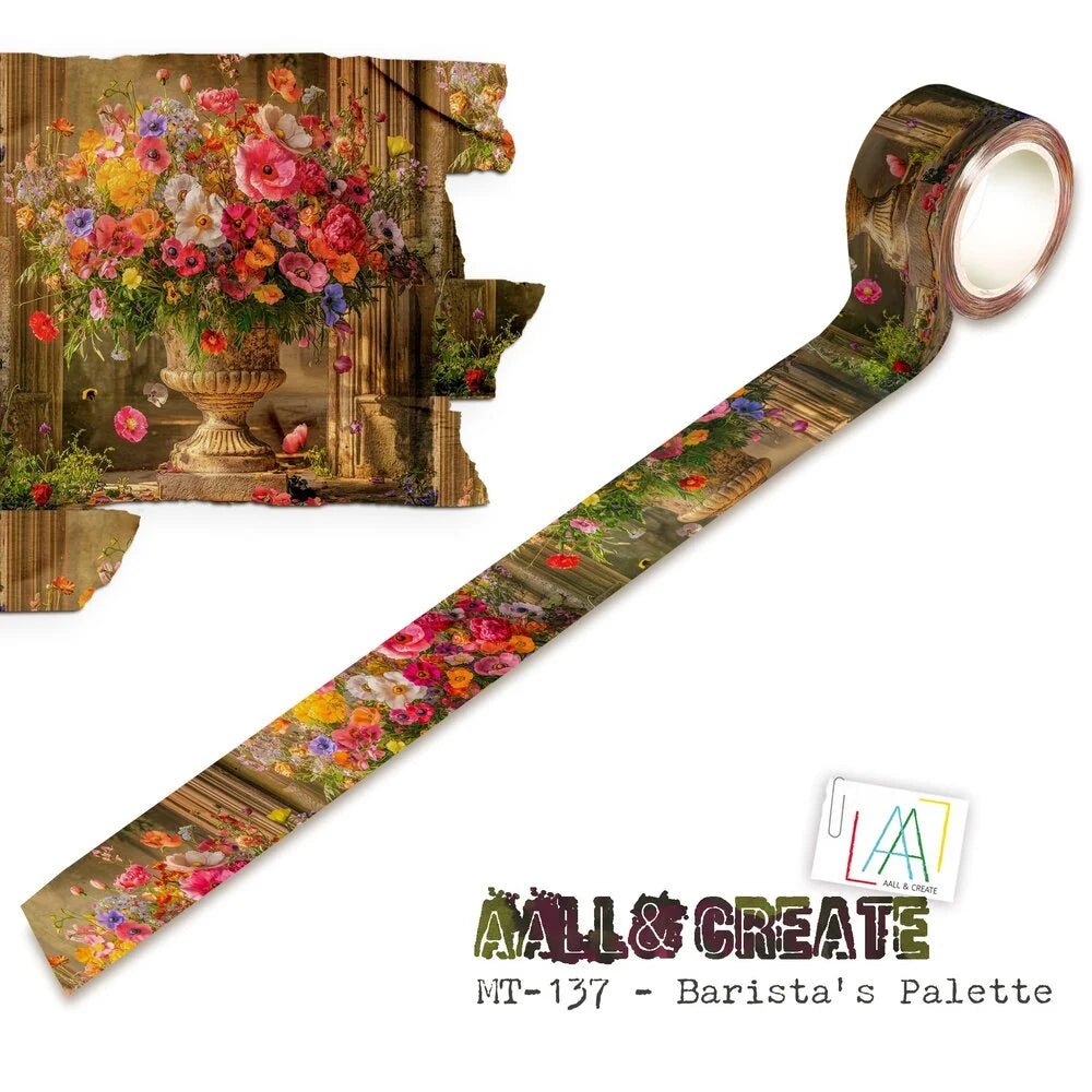 Washi tape 137 Autour de Mwa - Barista's Palette - 1 - Aall & Create - Tidformera