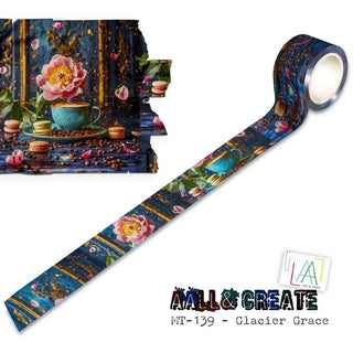 Washi tape 139 Autour de Mwa - Glacier Grace - 1 - Aall & Create - Tidformera