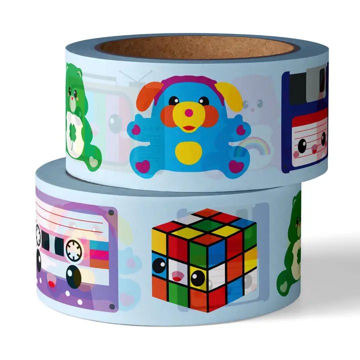 Washi tape 15 mm - 80's Icons Popculture Retro - 1 - Studio Inktvis B.V - Tidformera