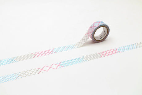 Washi Tape 15 mm - Multi cross - 2 - MT masking tape - Tidformera