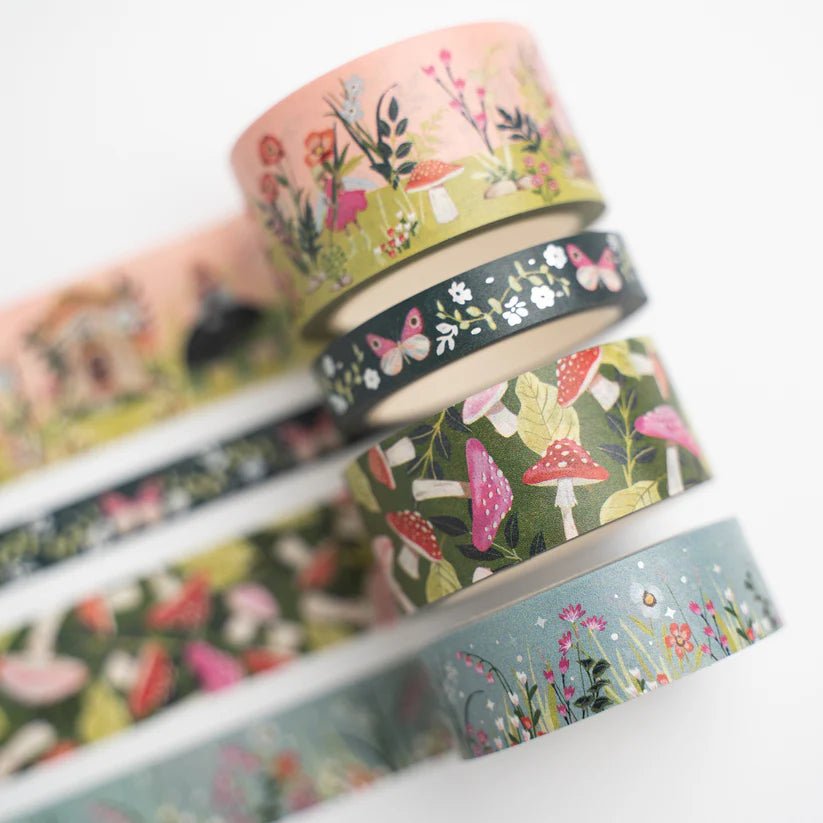 Washi tape - 4 - pack - Fairy House - 3 - Archer & Olive - Tidformera