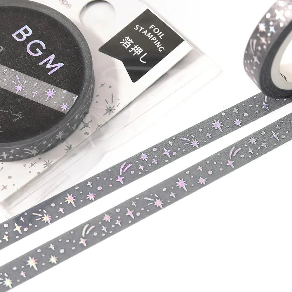 Washi Tape 5 mm - Star Collection - 2 - BGM - Tidformera