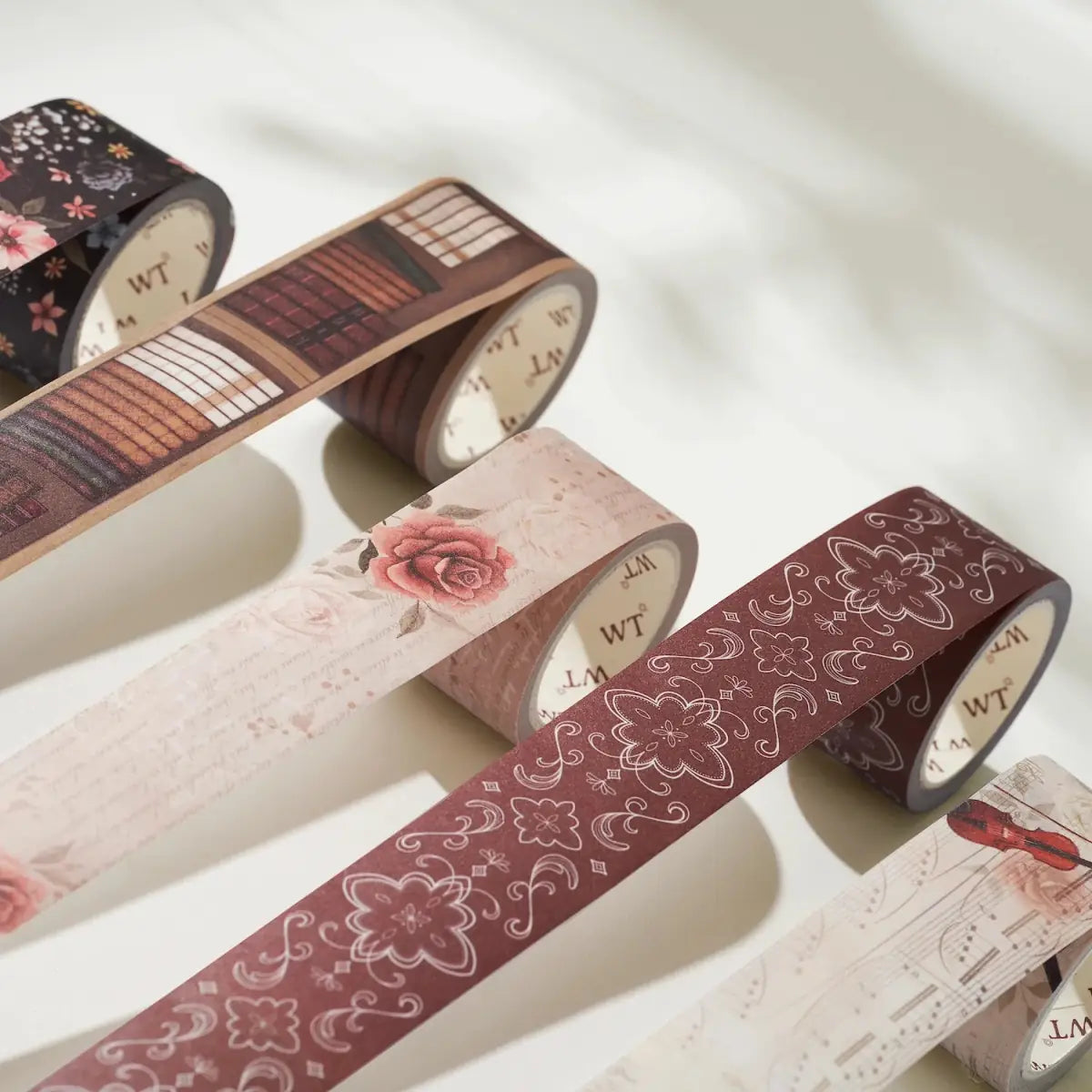 Washi tape Academia 5 - pack - 6 - Washi Tape Shop - Tidformera