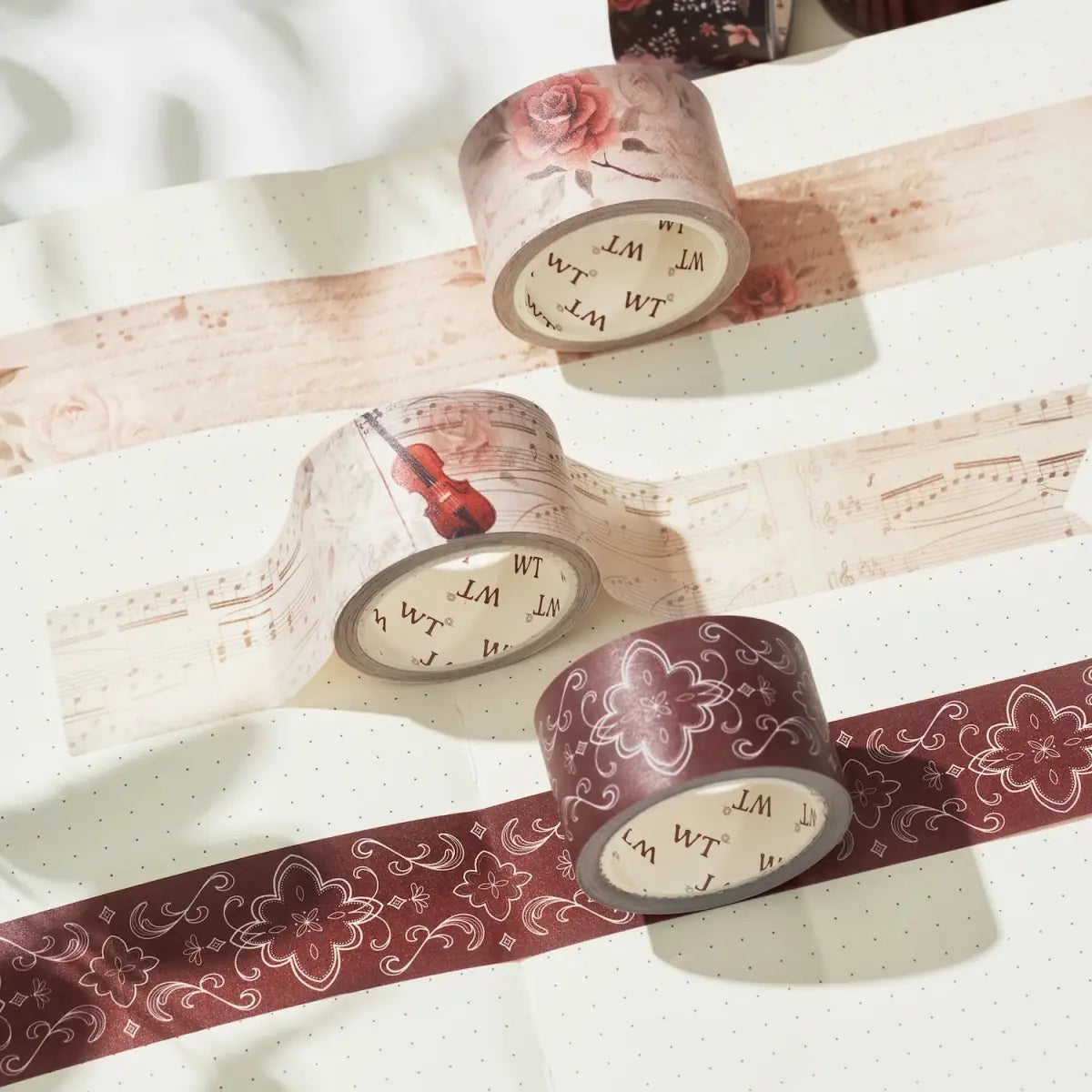 Washi tape Academia 5 - pack - 5 - Washi Tape Shop - Tidformera