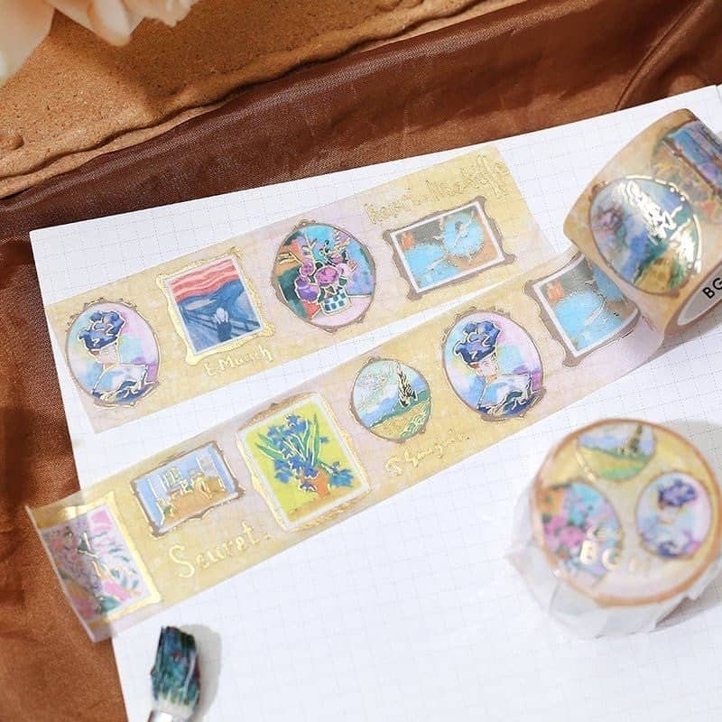 Washi Tape Art Tour - Roman - 1 - BGM - Tidformera