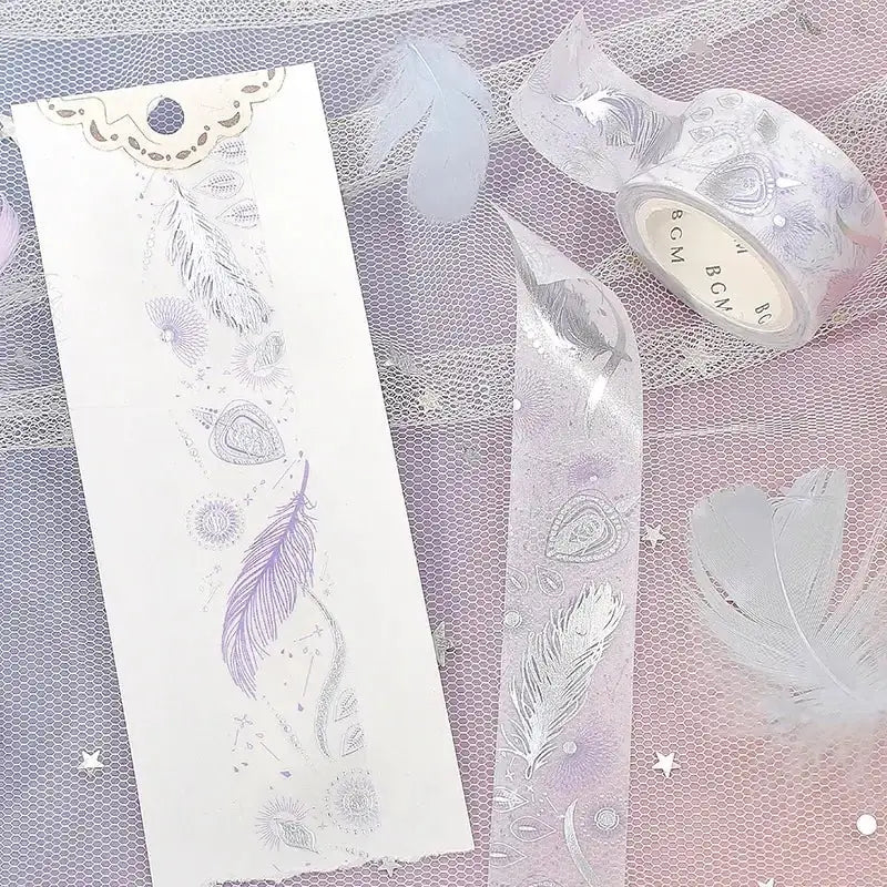 Washi Tape Black Day - Wing - 4 - BGM - Tidformera