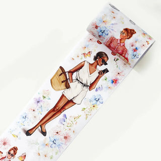 Washi tape Bloom & Vogue Wide - 70 mm - 1 - Washi Tape Shop - Tidformera