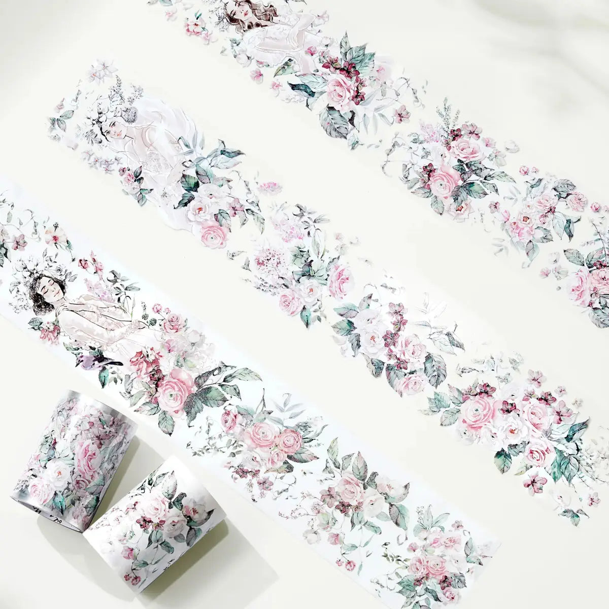 Washi tape Blossom Ephemera Wide - 60 mm - 9 - Washi Tape Shop - Tidformera