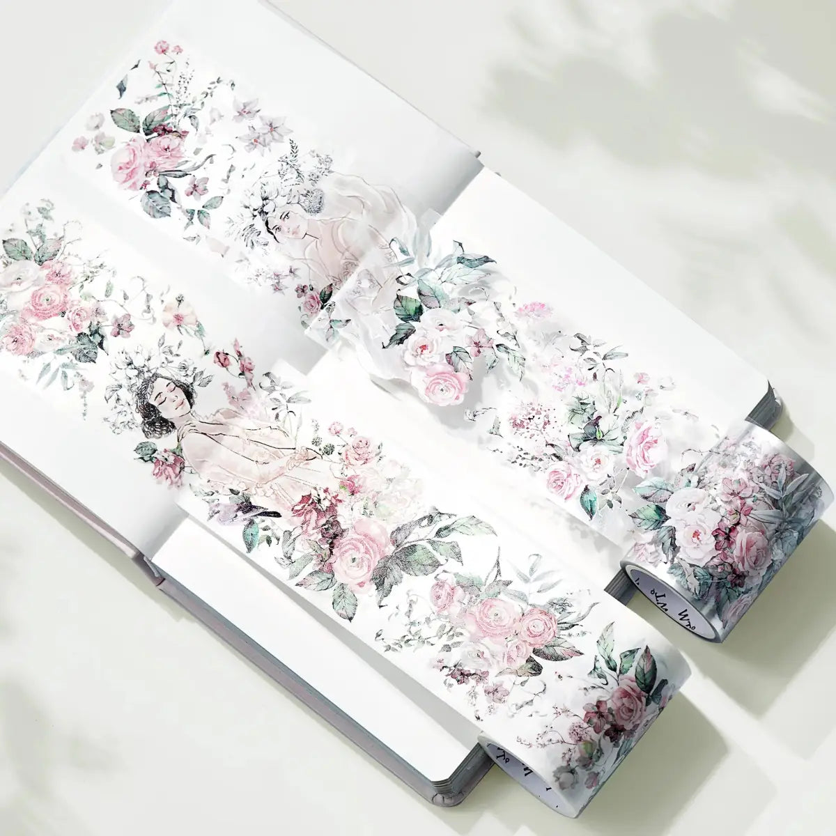 Washi tape Blossom Ephemera Wide - 60 mm - 3 - Washi Tape Shop - Tidformera