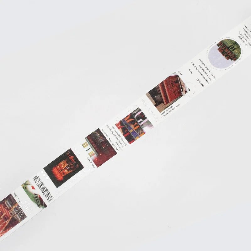 Washi tape Color city - Red - 2 - BGM - Tidformera