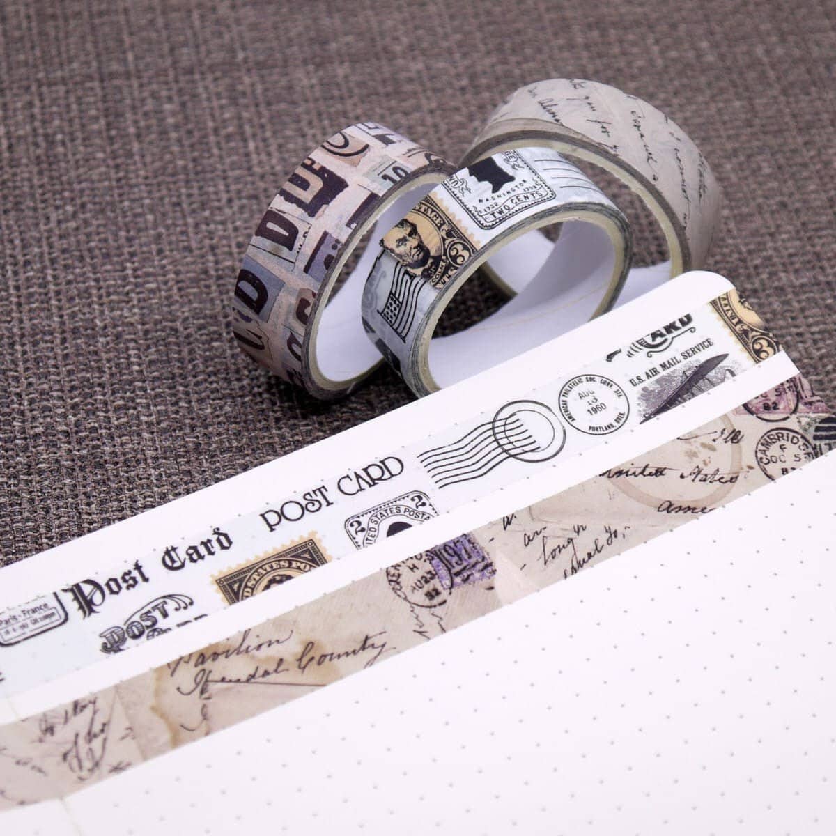 Washi tape Creotime - Brevmotiv - 4 - Creotime - Tidformera