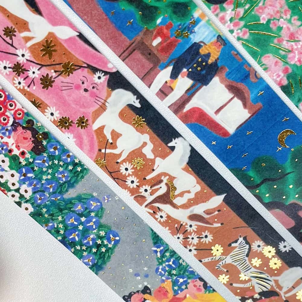Washi tape Dream Grove 5 - pack - 8 - Washi Tape Shop - Tidformera