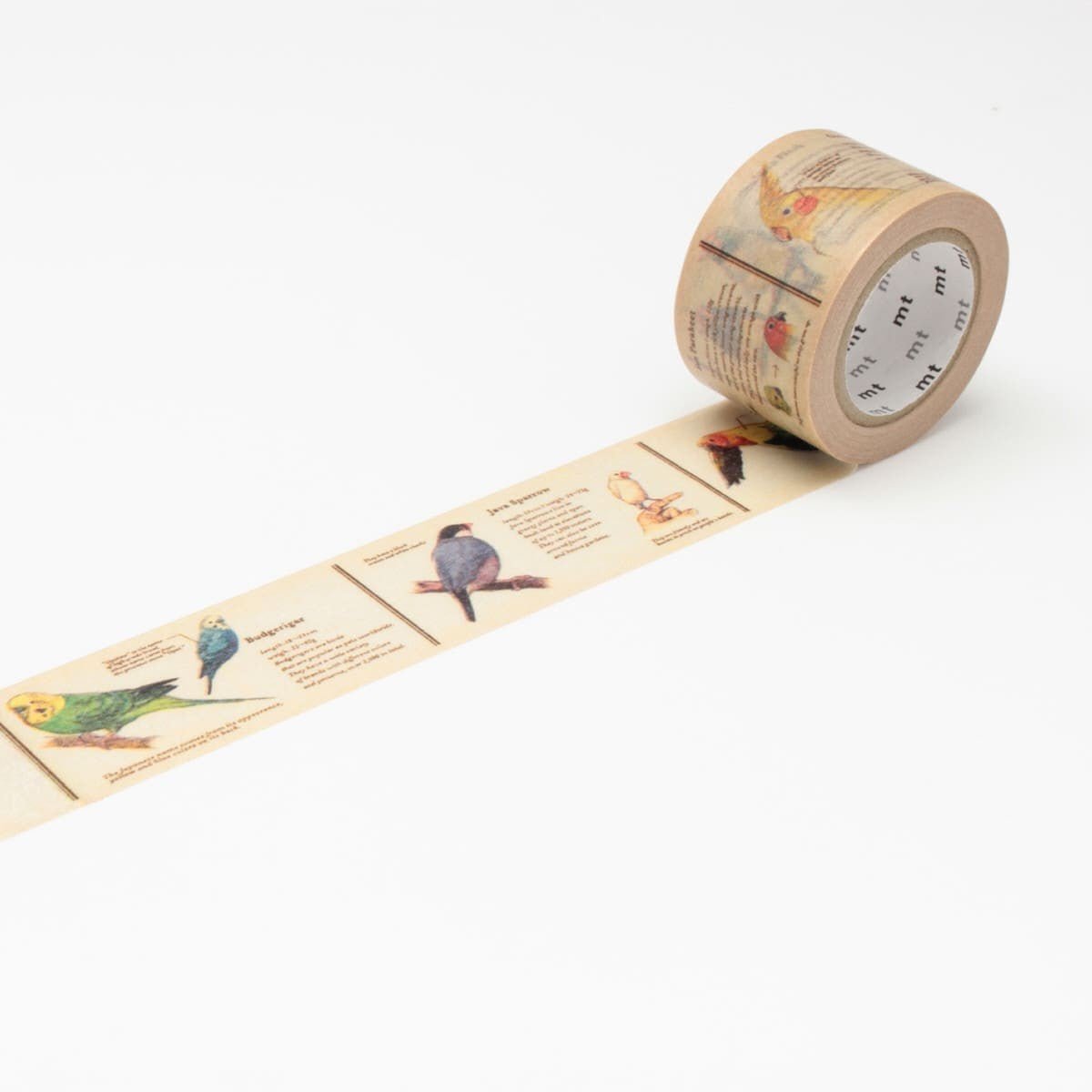Washi Tape Encyclopedia - Bird - MT masking tape - Tidformera