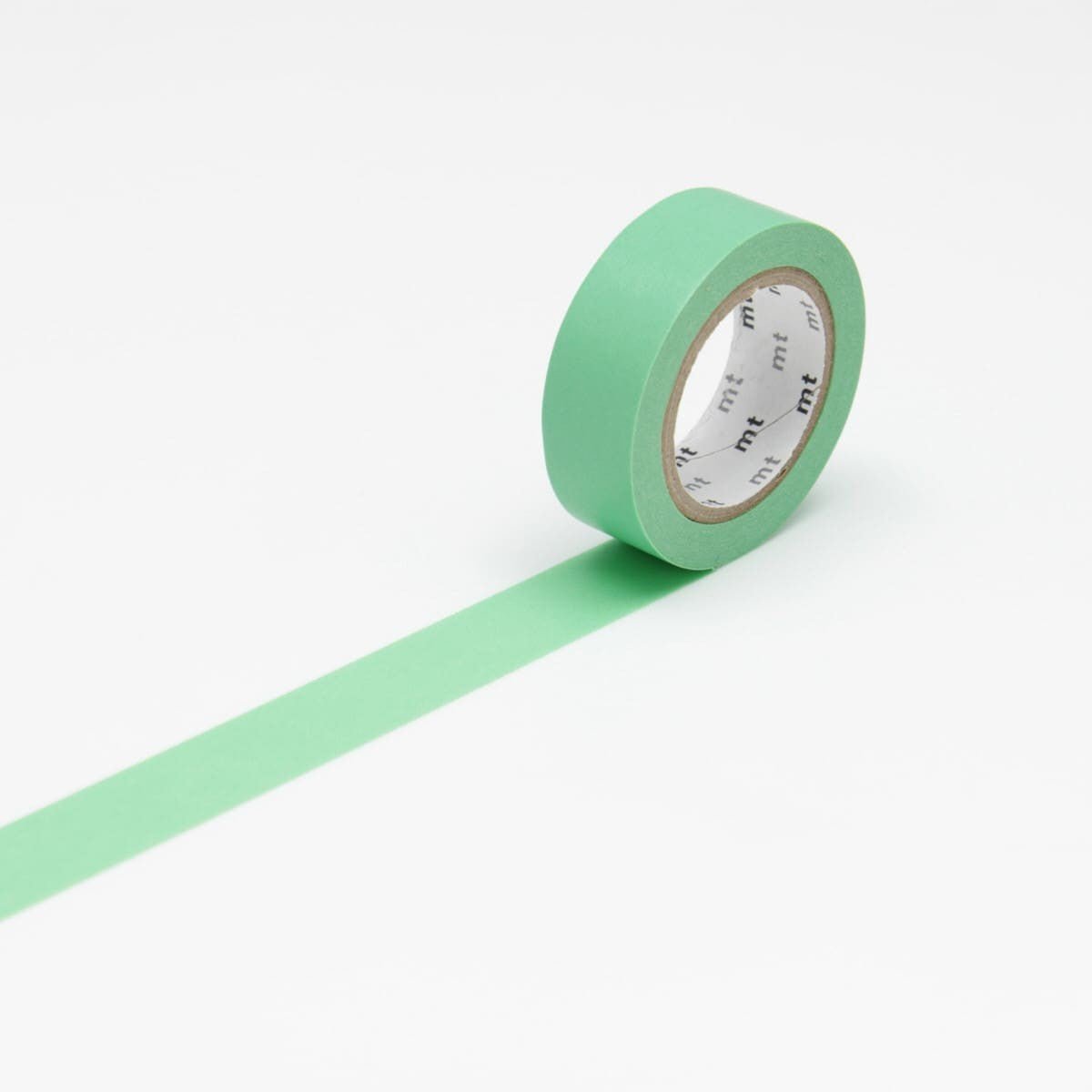 Washi Tape Enfärgade - Wakamidori från MT masking tape - Grön washi tape - Tidformera