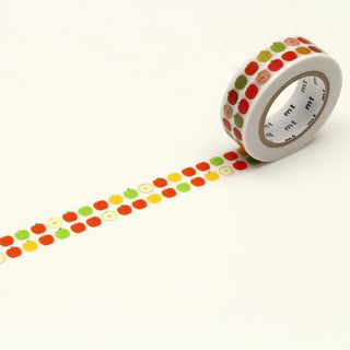 Washi Tape Ex 15 mm - Apple pattern - 1 - MT masking tape - Tidformera