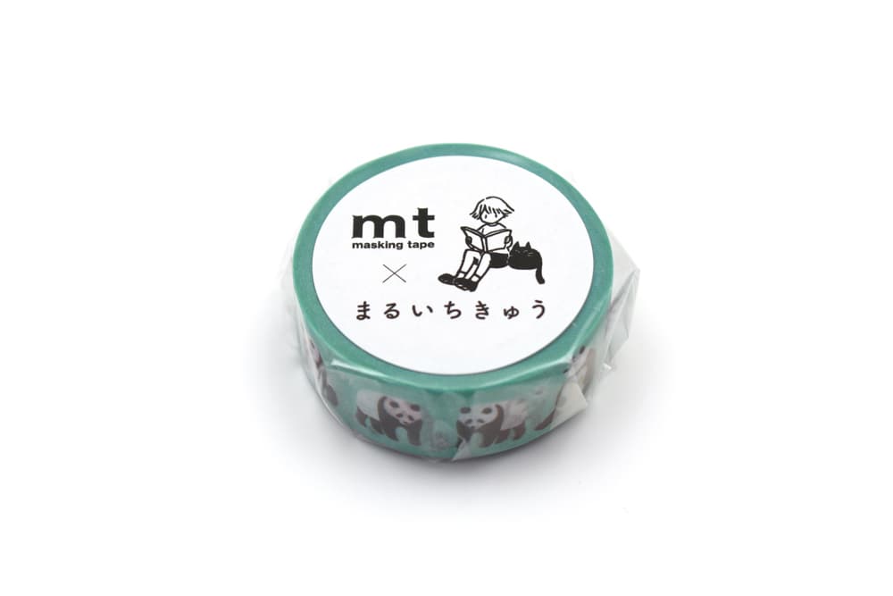 Washi Tape Ex 15 mm Maruichikyu - Panda - 2 - MT masking tape - Tidformera