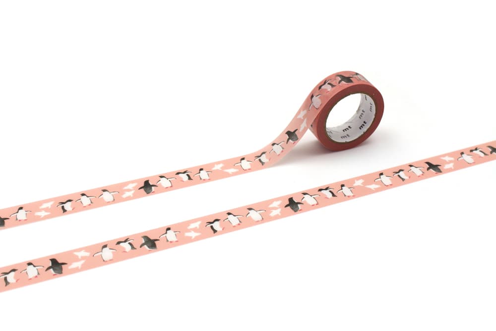 Washi Tape Ex 15 mm Maruichikyu - Penguin - 3 - MT masking tape - Tidformera
