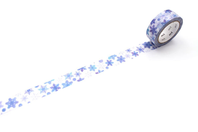 Washi Tape Ex 15 mm Maruichikyu - Snowflake - 1 - MT masking tape - Tidformera